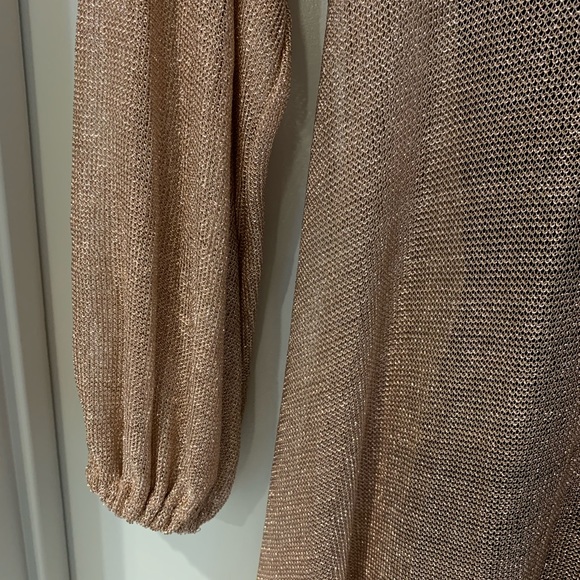 NEW Free People Daybreak Midi Dress - Rose Gold - Picture 5 of 11